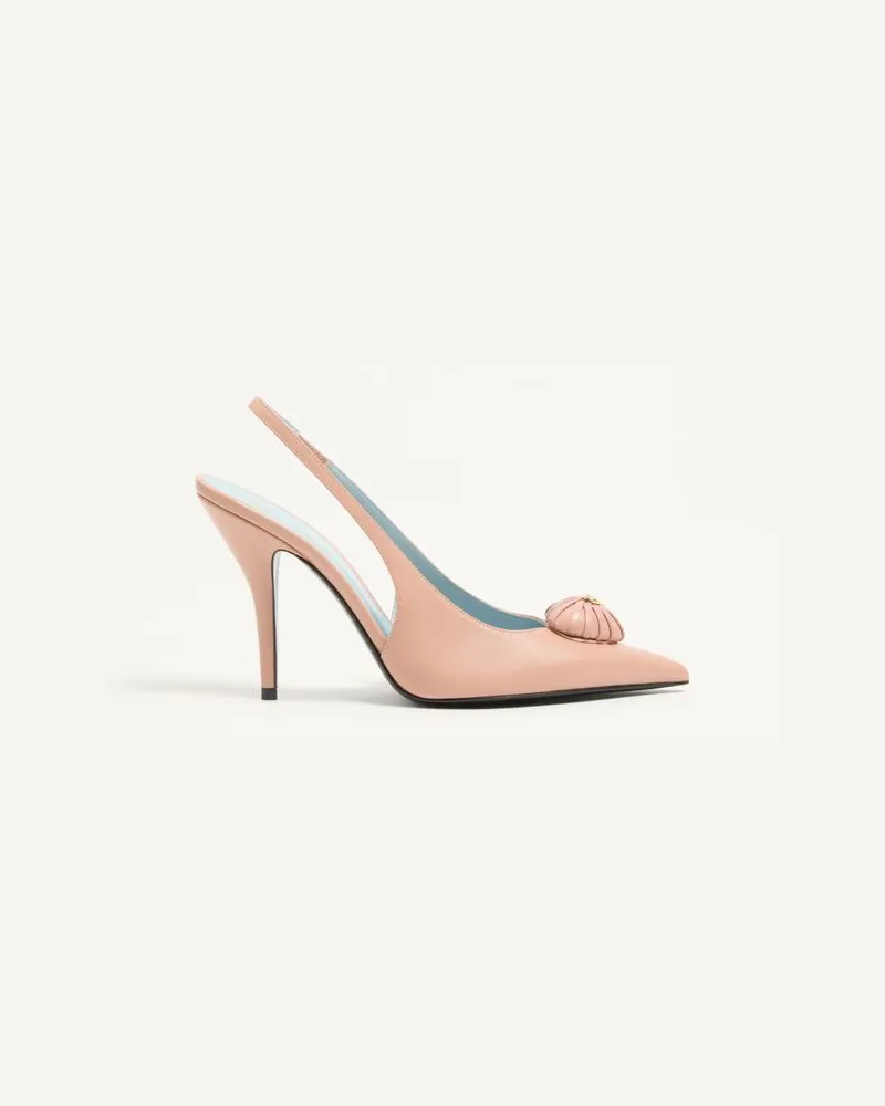 Valentino Garavani Décolleté Slingback Coeur Royal In Capretto 100mm Donna PHARD Phard