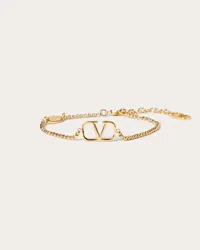 Valentino Garavani BRACCIALE VLOGO SIGNATURE IN METALLO Donna ORO Oro