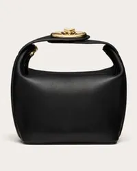 Valentino Garavani MINI BORSA A MANO VLOGO THE BOLD EDITION IN NAPPA Donna NERO Nero