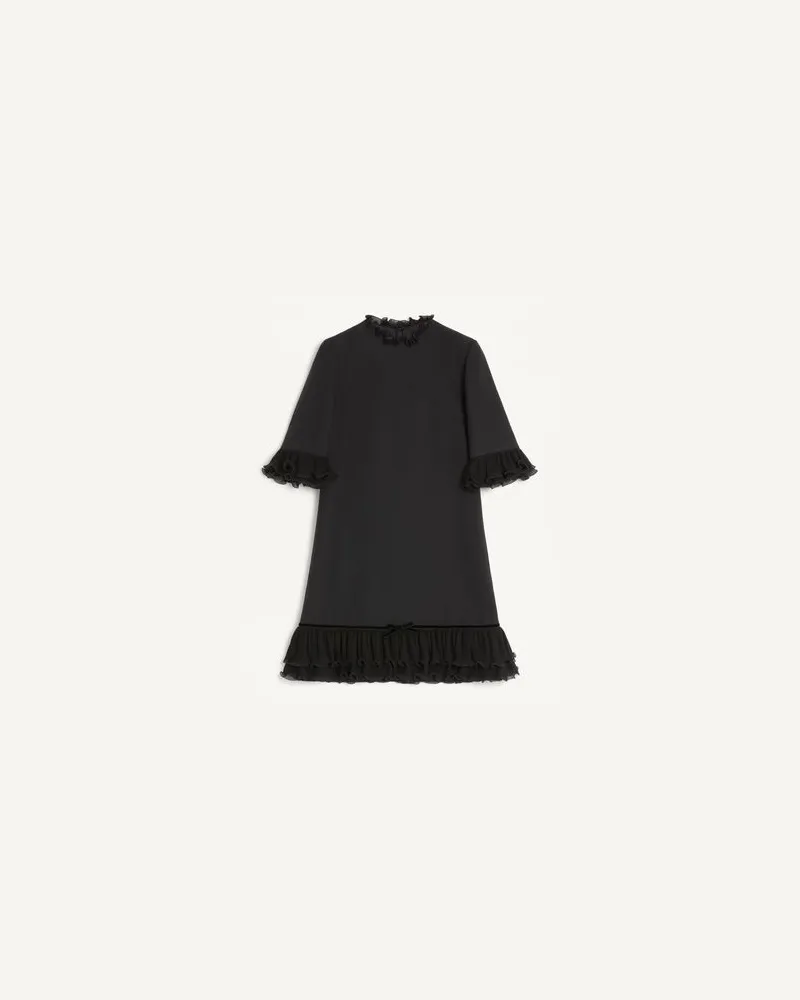 Valentino Garavani Abito Corto In Crepe Couture Donna NERO 40 