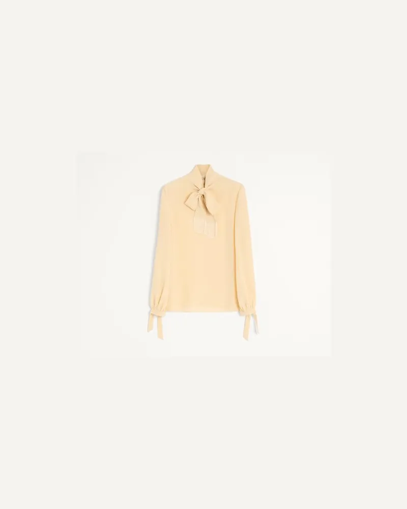 Valentino Garavani Top In Crepe De Chine Donna BETULLA 44 