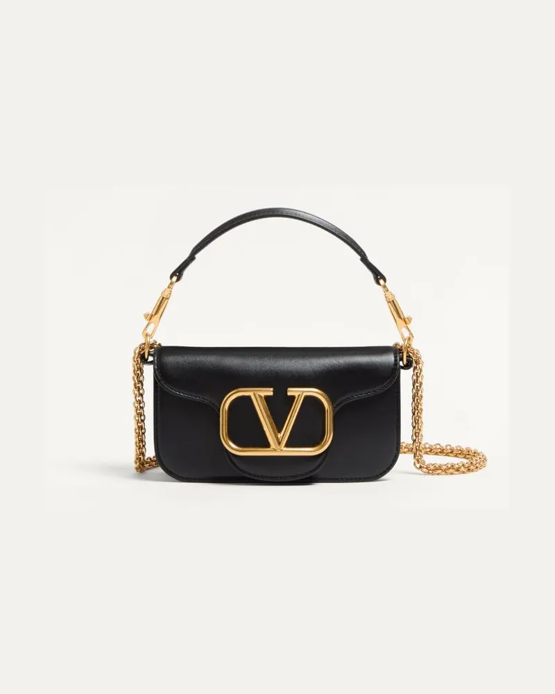 Valentino Garavani Borsa Piccola A Spalla Valentino Garavani Locò In Vitello Donna NERO Nero