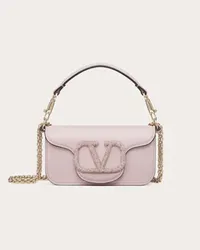 Valentino Garavani BORSA PICCOLA A SPALLA GARAVANI LOCÒ CON LOGO GIOIELLO Donna WATER LILAC Water