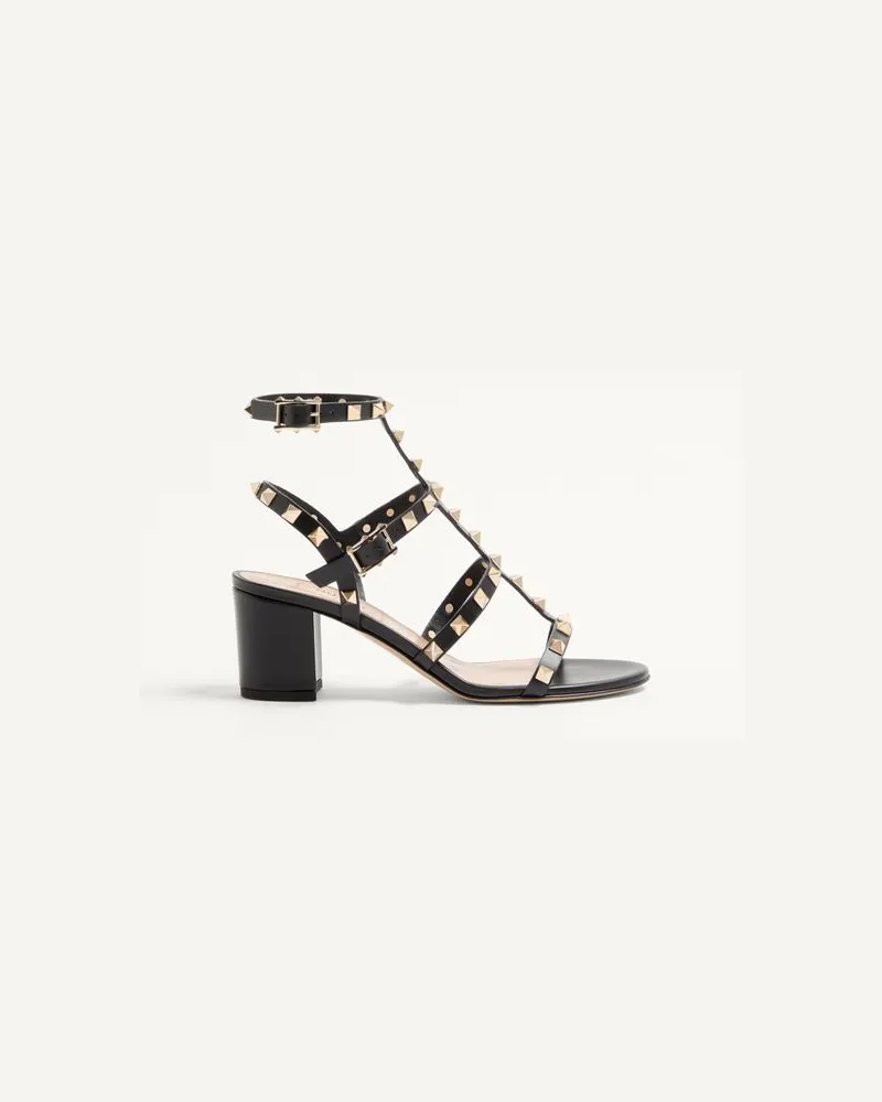 Valentino Garavani Sandalo Rockstud Con Cinturini 60Mm Donna NERO Nero