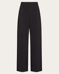 Valentino Garavani PANTALONE IN GRISAILLE Donna NERO Nero