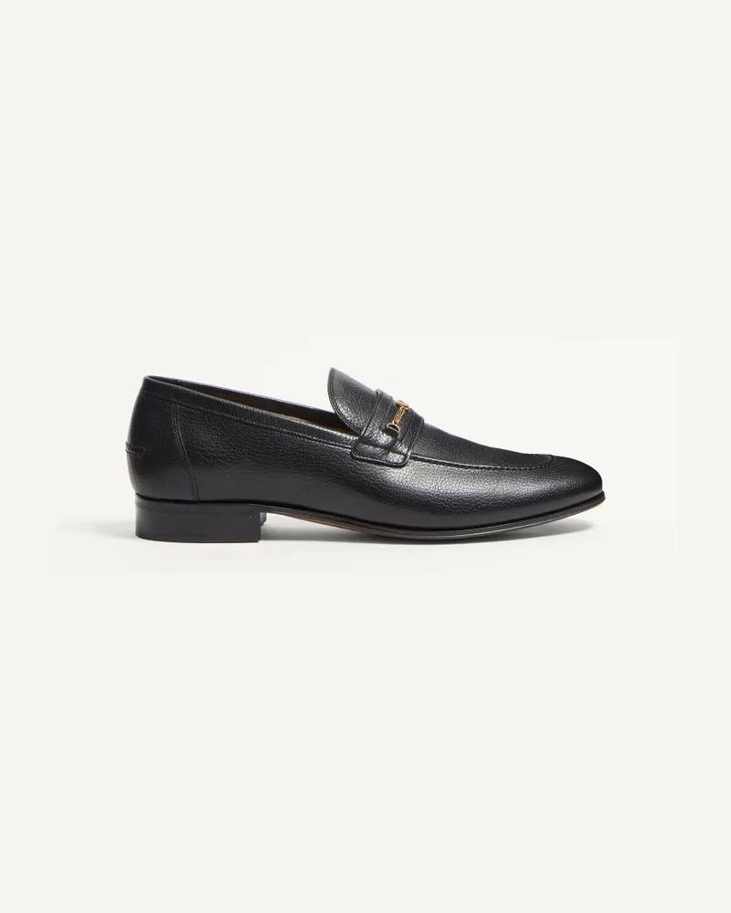 Valentino Garavani Mocassino VLogo Signature In Capretto Uomo NERO Nero