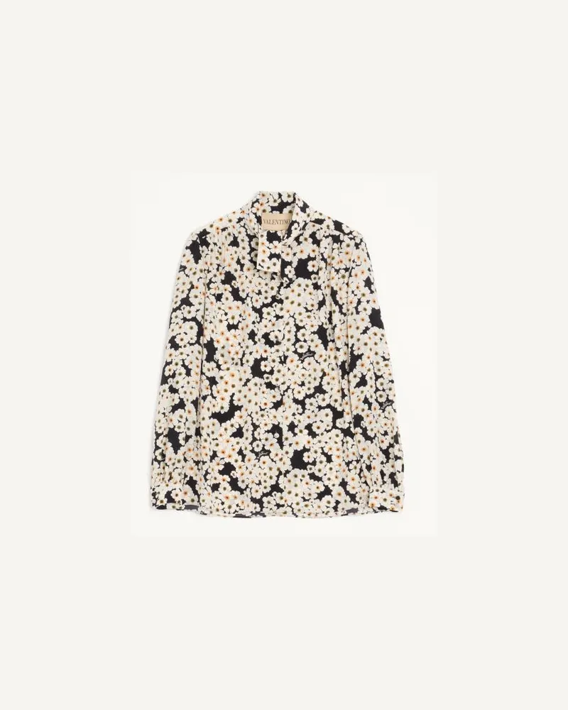 Valentino Garavani Camicia In Crepe De Chine Apres L'Hiver Primula Donna MULTICOLOR Multicolor