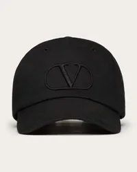 Valentino Garavani CAPPELLO BASEBALL VLOGO SIGNATURE Uomo NERO Nero