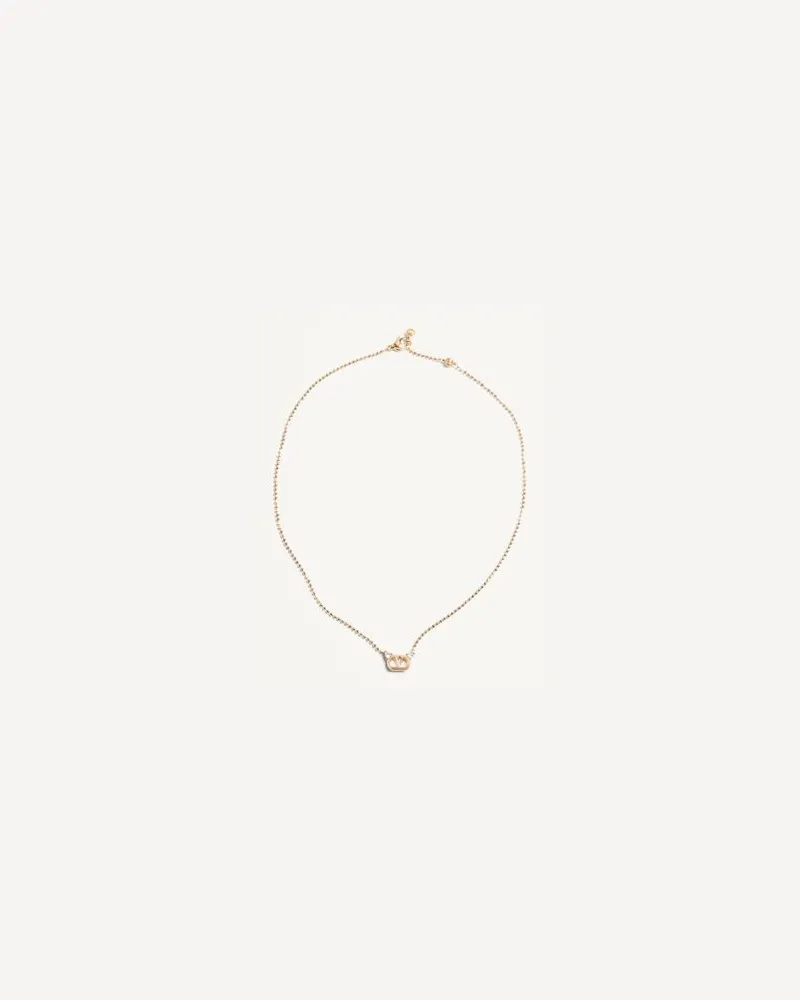 Valentino Garavani Collana Ovalette In Metallo E Cristalli Swarovski® Donna ORO/CRYSTAL UNI 