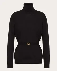 Valentino Garavani MAGLIA IN LANA Donna NERO Nero