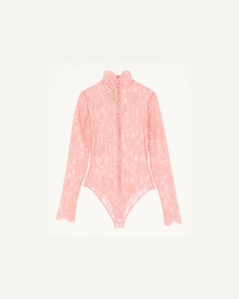 Valentino Garavani Body In Pizzo Floreale Donna PEACH ROSE Peach