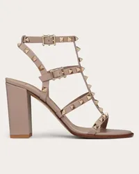 Valentino Garavani SANDALO ROCKSTUD CON CINTURINI 90MM Donna POUDRE Poudre