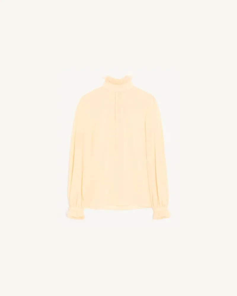 Valentino Garavani Top In Crepe De Chine Donna BETULLA Betulla