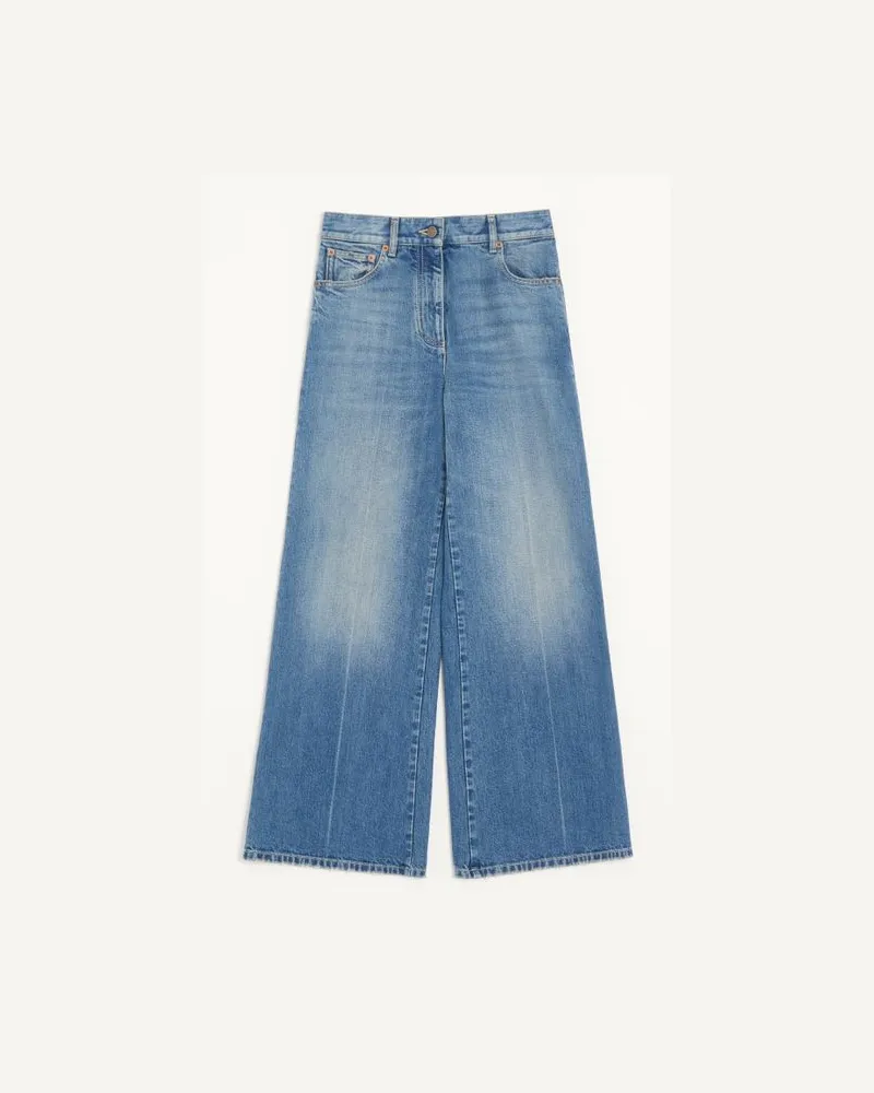 Valentino Garavani Pantaloni In Denim Donna DENIM Denim