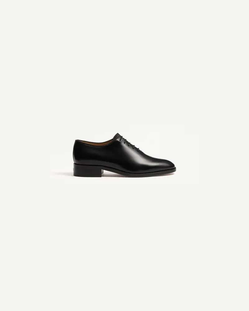 Valentino Garavani Oxford Pas Des Dieux In Vitello Uomo NERO 42 
