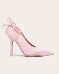 Valentino Garavani DÉCOLLETÉ GARAVANI NITE-OUT IN RASO 110MM Donna ROSE COUTURE Rose