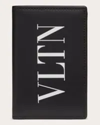 Valentino Garavani PORTACARTE VLTN Uomo NERO Nero