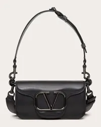 Valentino Garavani BORSA A TRACOLLA MINI GARAVANI LOCÒ IN VITELLO Uomo NERO Nero