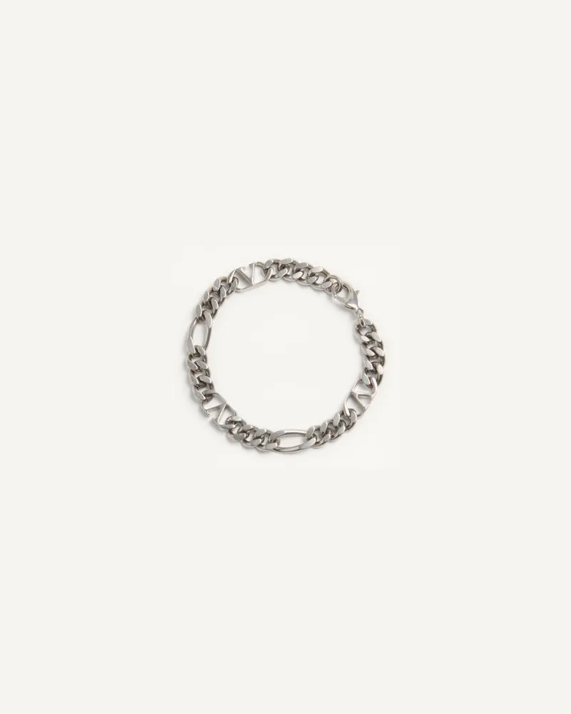 Valentino Garavani Bracciale Vlogo Signature In Metallo Uomo PALLADIO Palladio