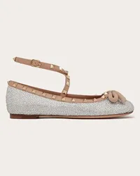 Valentino Garavani BALLERINA ROCKSTUD CON CRISTALLI Donna CRYSTAL Crystal