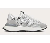 SNEAKER LACERUNNER IN PIZZO E MESH Donna SILVER/PASTEL GREY