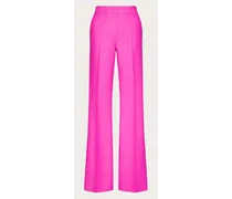 PANTALONI IN CREPE COUTURE Donna PINK PP