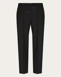 Valentino Garavani PANTALONI IN LANA Uomo NERO Nero