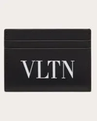 Valentino Garavani PORTACARTE VLTN Uomo NERO/BIANCO Nero