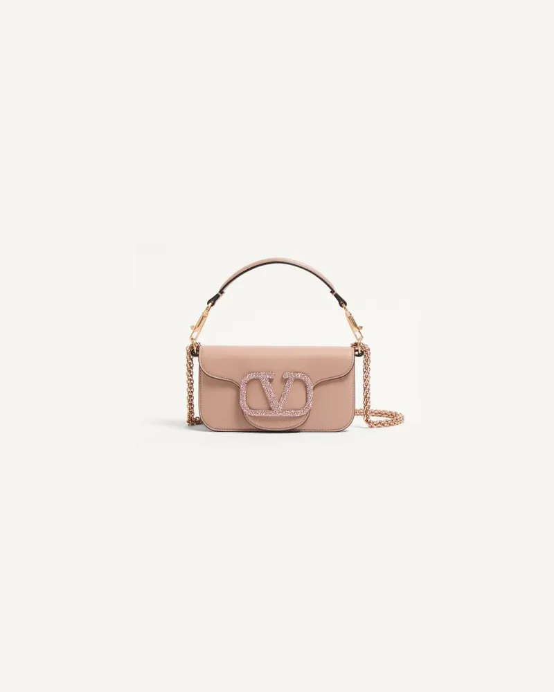 Valentino Garavani Borsa Piccola A Spalla Valentino Garavani Locò Con Logo Gioiello Donna ROSE CANNELLE UNI 