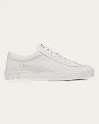 Valentino Garavani SNEAKER CITYPLANET IN VITELLO Uomo BIANCO Bianco