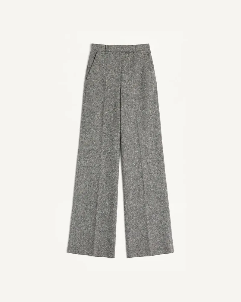 Valentino Garavani Pantaloni In Bottonato Natte' Donna AVORIO/NERO Avorio