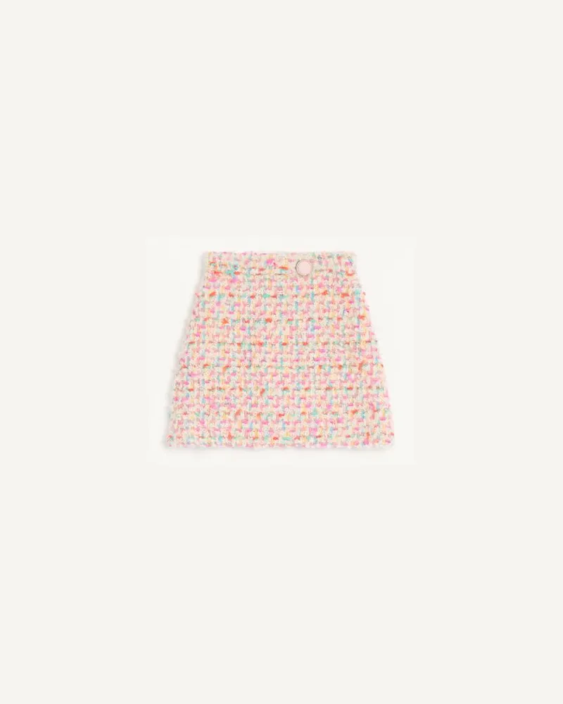 Valentino Garavani Gonna Corta In Candy Tweed Donna MULTICOLOR Multicolor