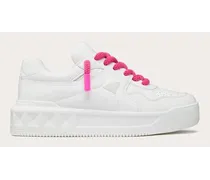 SNEAKER LOW-TOP ONE STUD XL IN NAPPA Uomo BIANCO/PINK PP