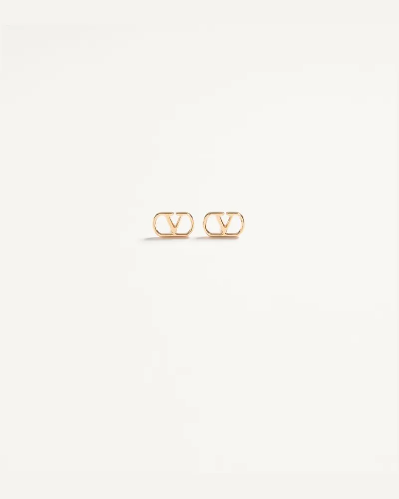 Valentino Garavani Orecchini VLogo Signature In Metallo Donna ORO Oro