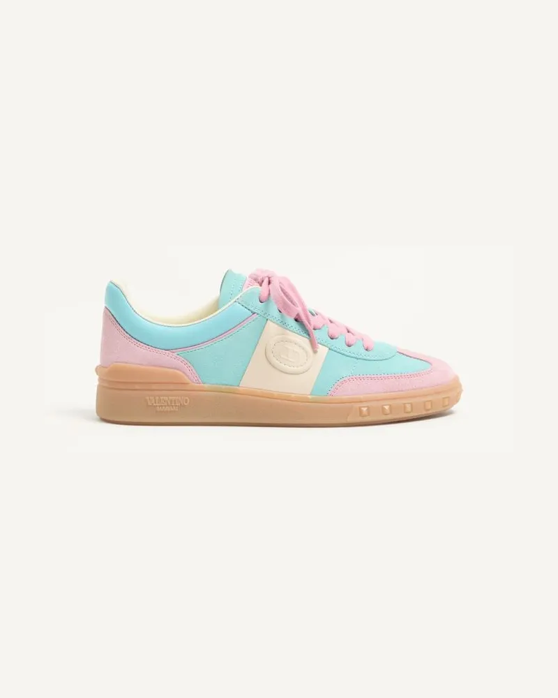 Valentino Garavani Sneaker Upvillage In Crosta Donna AZZURRO/AVORIO Azzurro