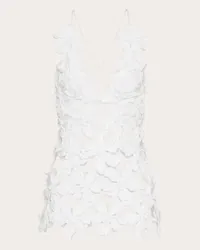 Valentino Garavani TOP IN PIQUET RICAMATO Donna BIANCO Bianco