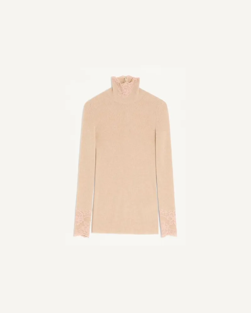 Valentino Garavani Maglia In Cashmere Donna ALABASTER Alabaster