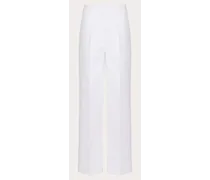 PANTALONE IN COMPACT POPELINE Donna BIANCO
