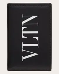 Valentino Garavani PORTACARTE VLTN Uomo NERO Nero