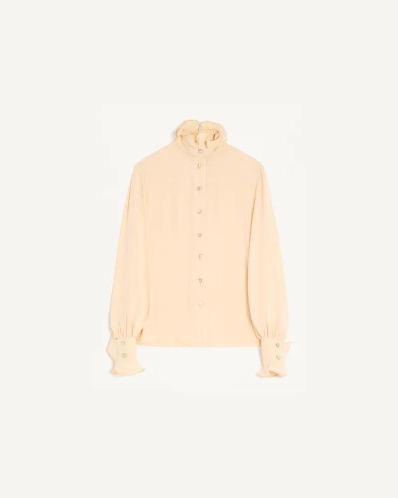 Valentino Garavani Camicia In Georgette Donna BETULLA Betulla
