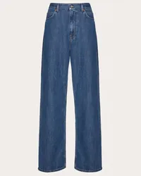 Valentino Garavani PANTALONI IN DENIM BLU MEDIO Donna DENIM Denim