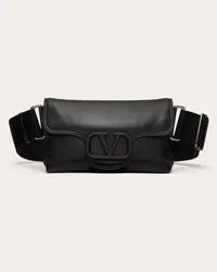 Valentino Garavani BORSA A TRACOLLA GARAVANI NOIR IN NAPPA Uomo NERO Nero