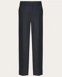 Valentino Garavani PANTALONE IN LANA Uomo NAVY/NERO Navy