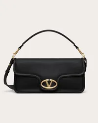 Valentino Garavani BORSA A SPALLA VLOGO 1960 IN NAPPA Donna NERO Nero