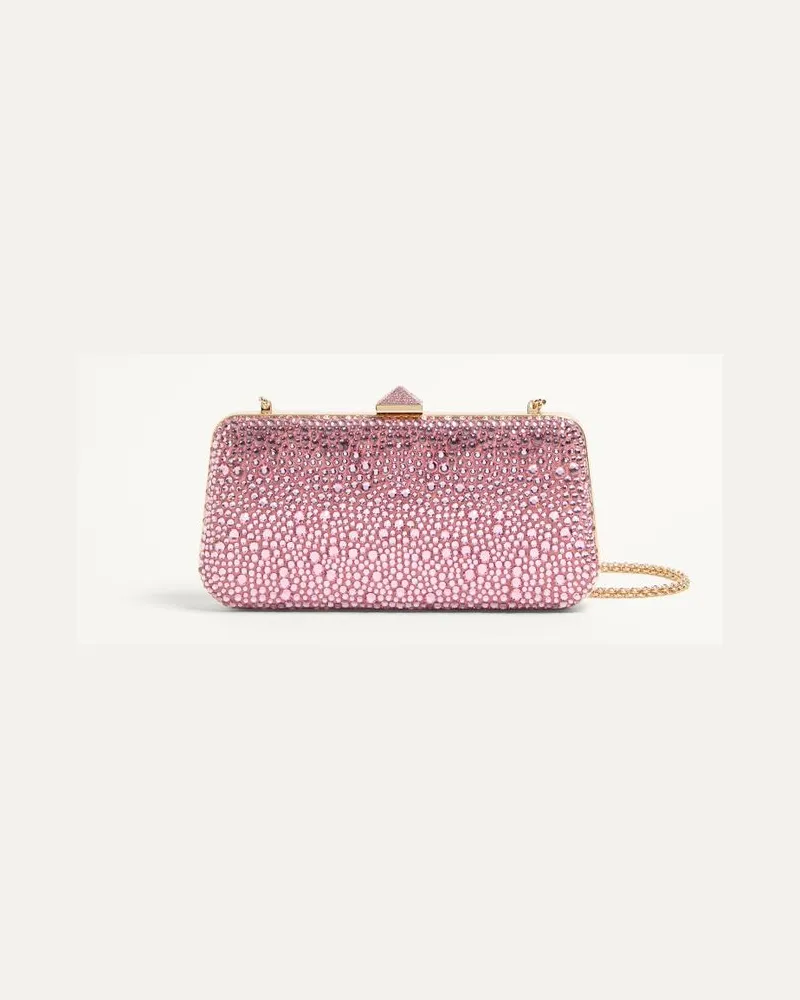 Valentino Garavani Minaudiere Carry Secrets Con Strass Donna ROSA CHIARO Rosa
