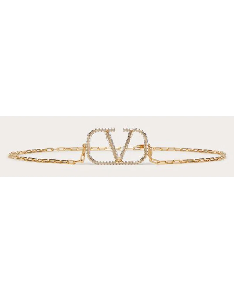 Valentino Garavani CINTURA A CATENA VLOGO SIGNATURE Donna ORO Oro