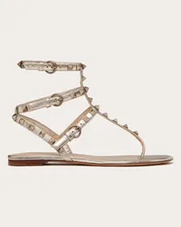 Valentino Garavani SANDALO INFRADITO BASSO ROCKSTUD METALLIZZATO Donna SKIN Skin