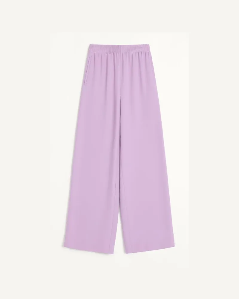 Valentino Garavani Pantaloni In Cady Couture Donna SOFT WISTERIA Soft