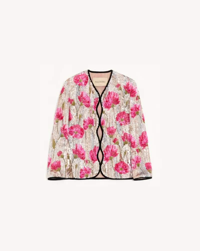 Valentino Garavani Giacca In Organza Ricamata Donna MULTICOLOR Multicolor