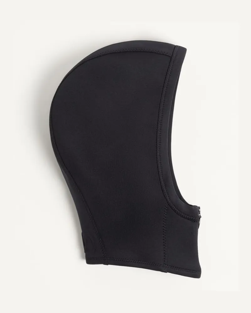 Valentino Garavani Cappuccio VLogo Signature In Jersey Con Zip Uomo NERO Nero